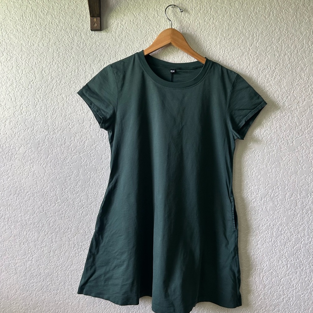 Uniqlo Forest Green Mini Dress